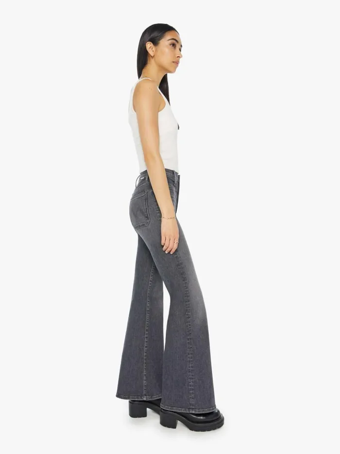 Mother Denim Wide Leg The Patch Pocket Twister Sneak Wash Up In Smoke 8211 Women