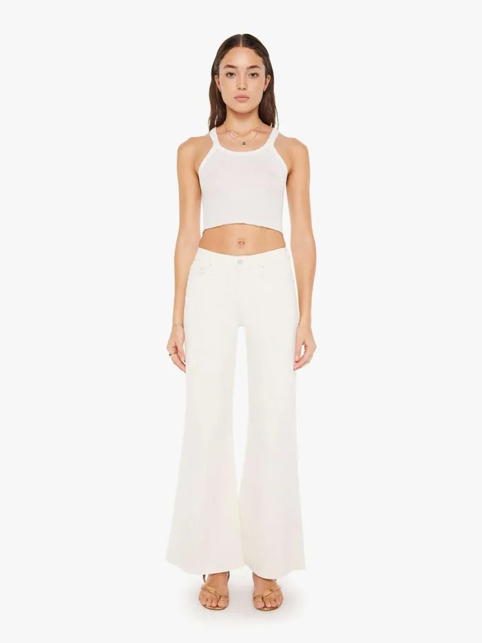 Mother Denim Wide Leg The Twister Skimp Cream Puffs 8211 Women