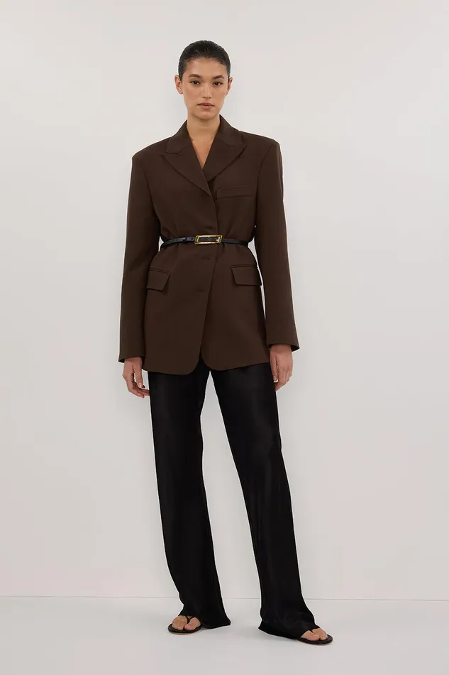 MYKA BLACK SATIN PANT Women DISSH Pants