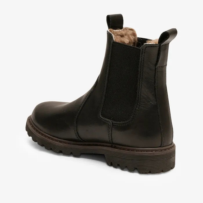 neel lamb black Black KIDS Winter boots bisgaardshoes