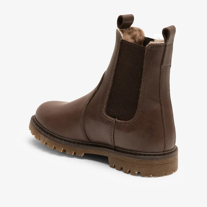 neel lamb coffee Brown KIDS Boots bisgaardshoes