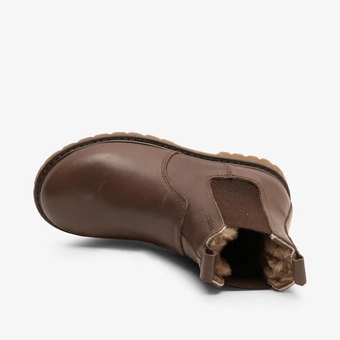 neel lamb coffee Brown KIDS Boots bisgaardshoes