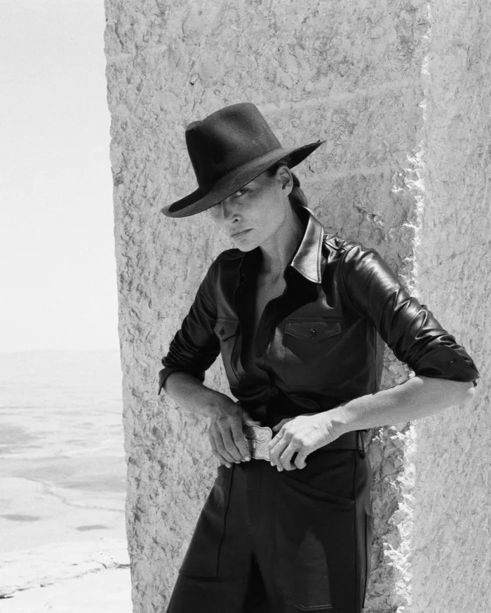 Nili Lotan AVA LEATHER SHIRT Black Women Tops