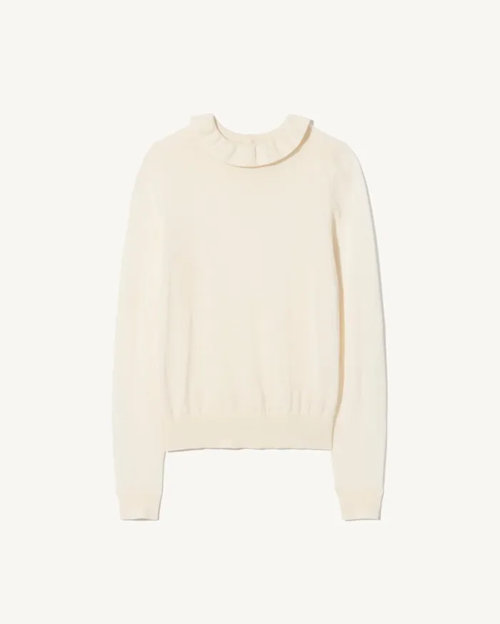 Nili Lotan BOBBIE TURTLENECK SWEATER Ivory Women Knits and Sweaters