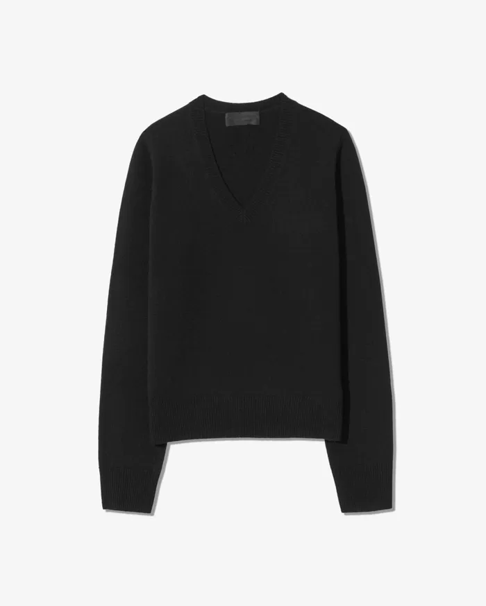 Nili Lotan CAMELIA CASHMERE SWEATER Dark Navy Women Knits and Sweaters