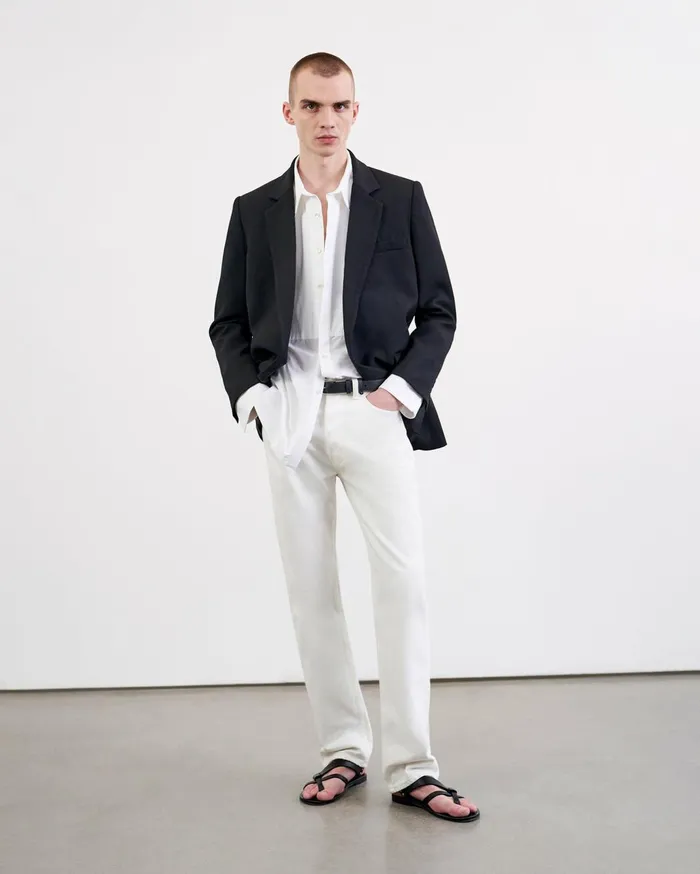 Nili Lotan DUMAS BLAZER Black Men Jackets and Coats
