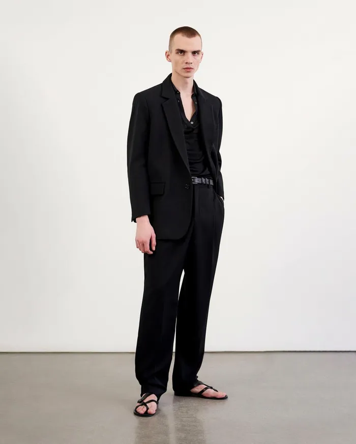 Nili Lotan DUMAS BLAZER Black Men Jackets and Coats