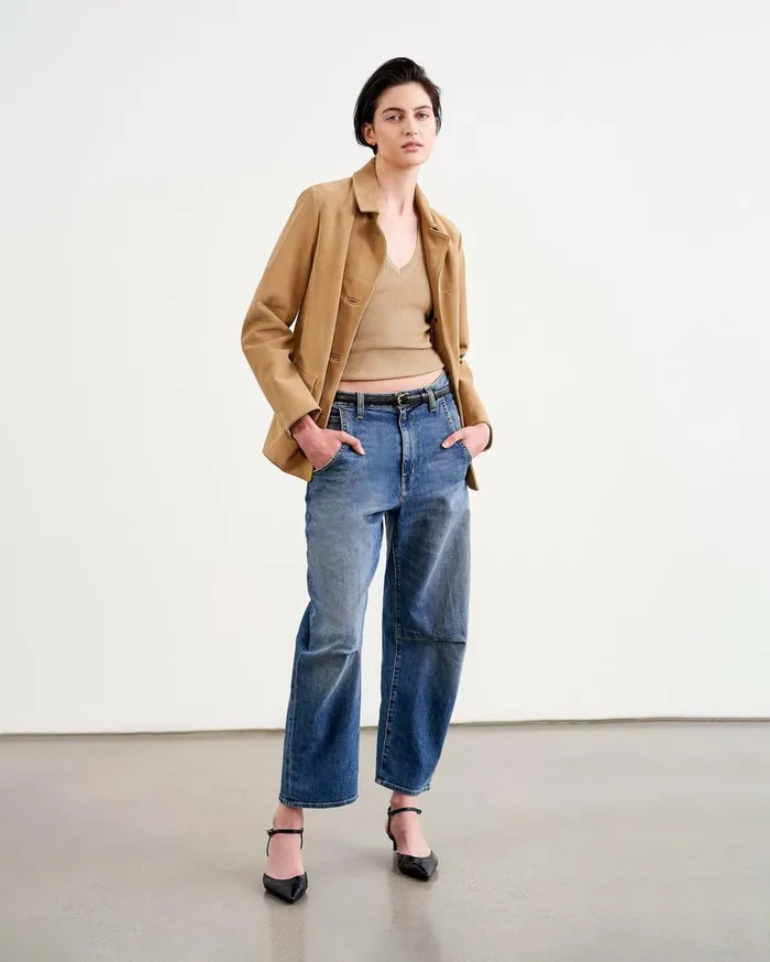 Nili Lotan EMERSON JEAN Classic Wash Women Denim