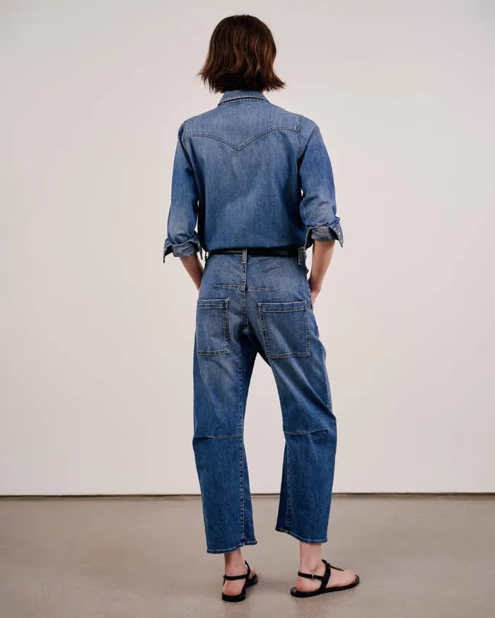 Nili Lotan EMERSON JEAN Classic Wash Women Denim