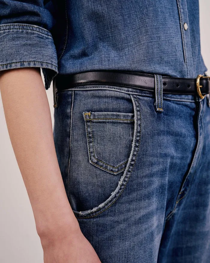 Nili Lotan EMERSON JEAN Classic Wash Women Denim