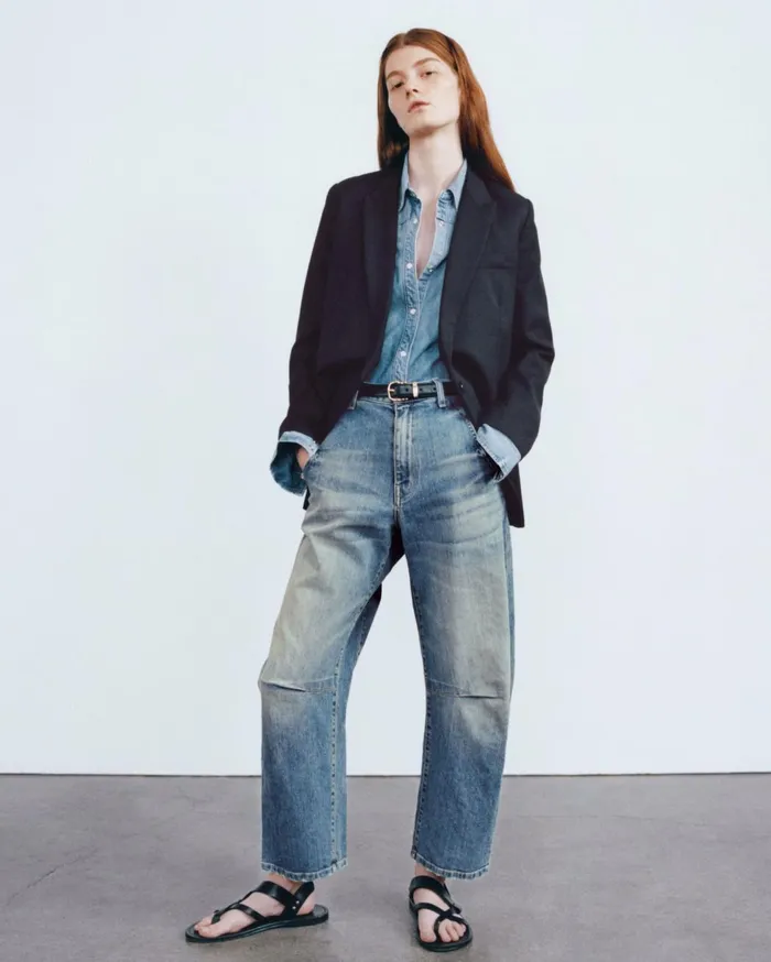 Nili Lotan EMERSON JEAN Classic Wash Women Denim