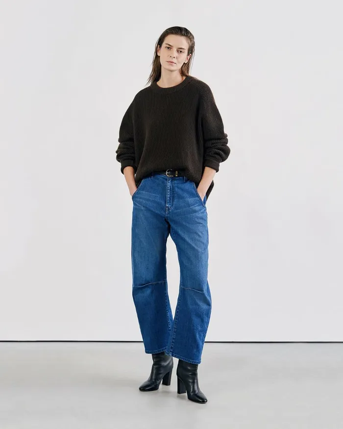 Nili Lotan EMERSON JEAN Classic Wash Women Denim