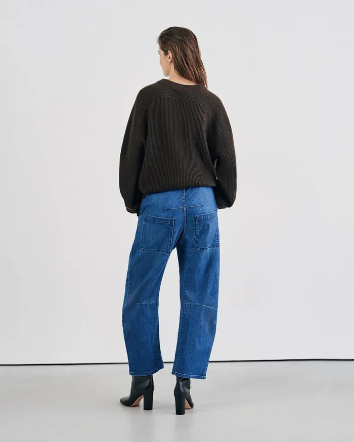 Nili Lotan EMERSON JEAN Classic Wash Women Denim