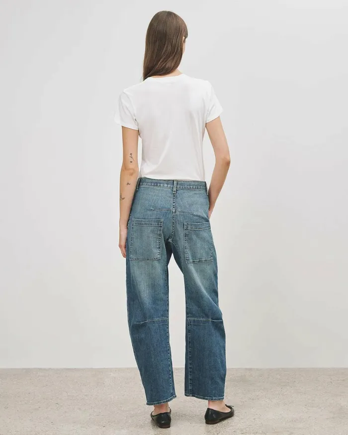 Nili Lotan EMERSON JEAN Classic Wash Women Denim