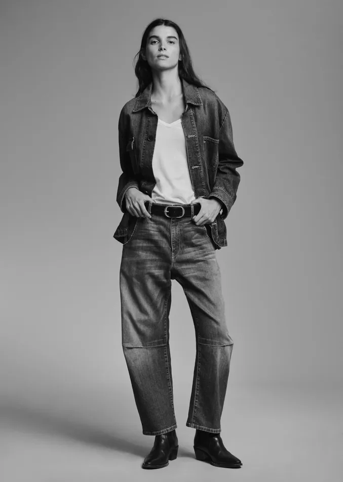 Nili Lotan EMERSON JEAN Classic Wash Women Denim