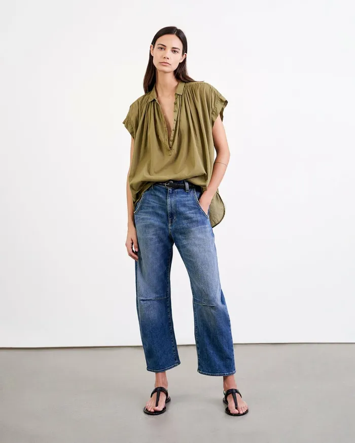 Nili Lotan EMERSON JEAN Classic Wash Women Denim
