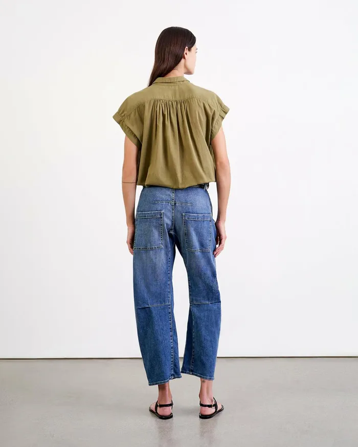 Nili Lotan EMERSON JEAN Classic Wash Women Denim