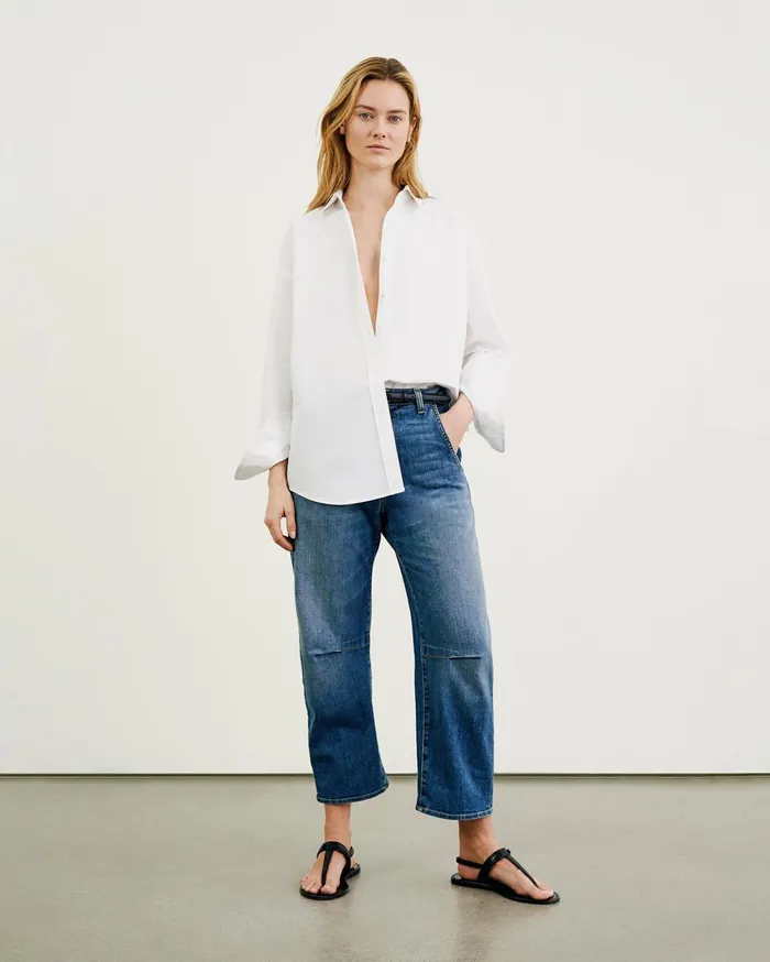 Nili Lotan EMERSON JEAN Classic Wash Women Denim
