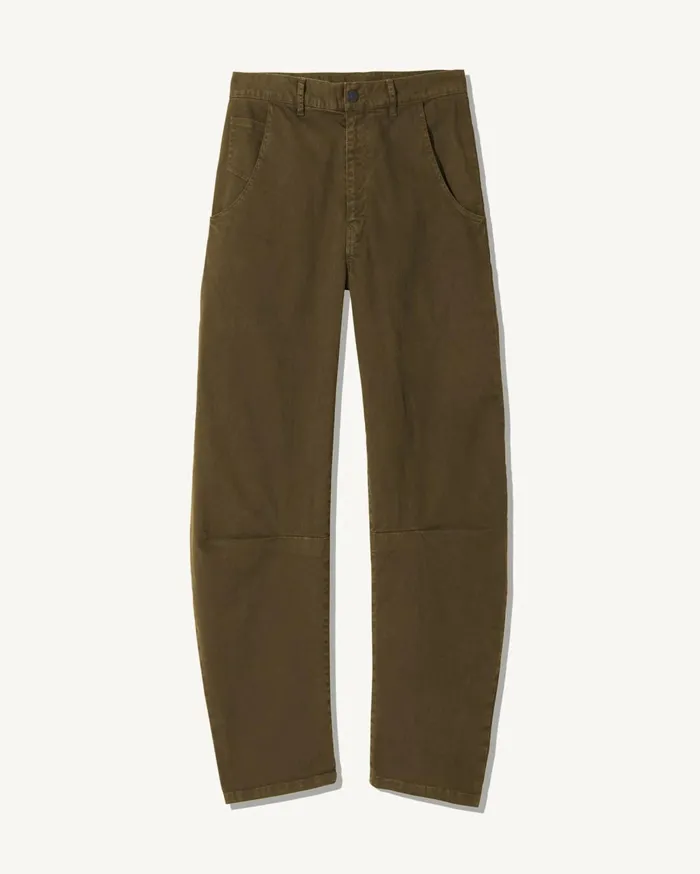 Nili Lotan EMERSON PANT Loden Women Pants and Shorts