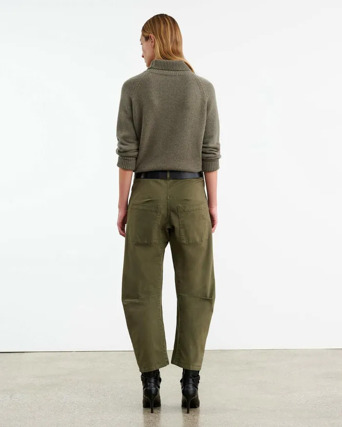 Nili Lotan EMERSON PANT Loden Women Pants and Shorts