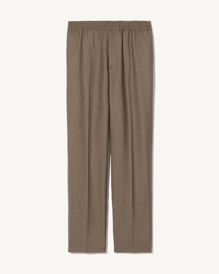 Nili Lotan LAWRENCE PANT Taupe Grey Men Pants and Shorts