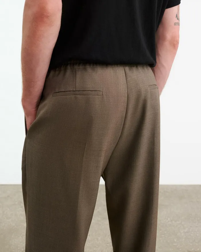 Nili Lotan LAWRENCE PANT Taupe Grey Men Pants and Shorts