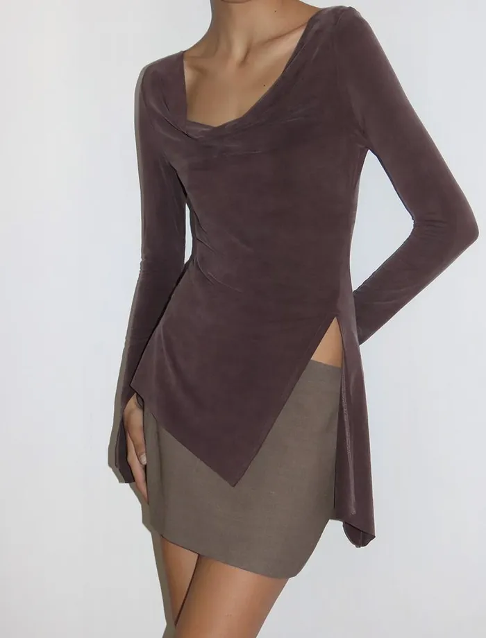 No 1460 Lotto Mahogany Women Paloma Wool Tops
