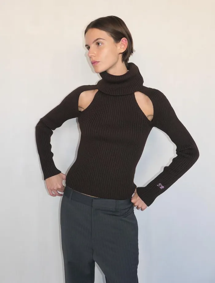 No 1477 Game Brown Women Paloma Wool Knits