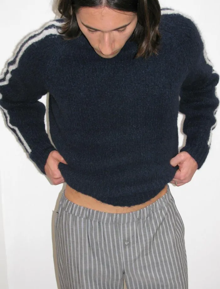 No 1786 Grand Slam Navy Women Paloma Wool Knits