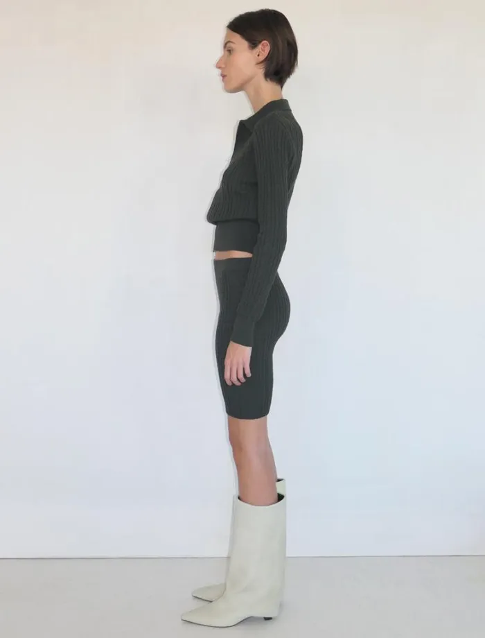 No 1795 Quinoa Dark Green Women Paloma Wool Bottoms