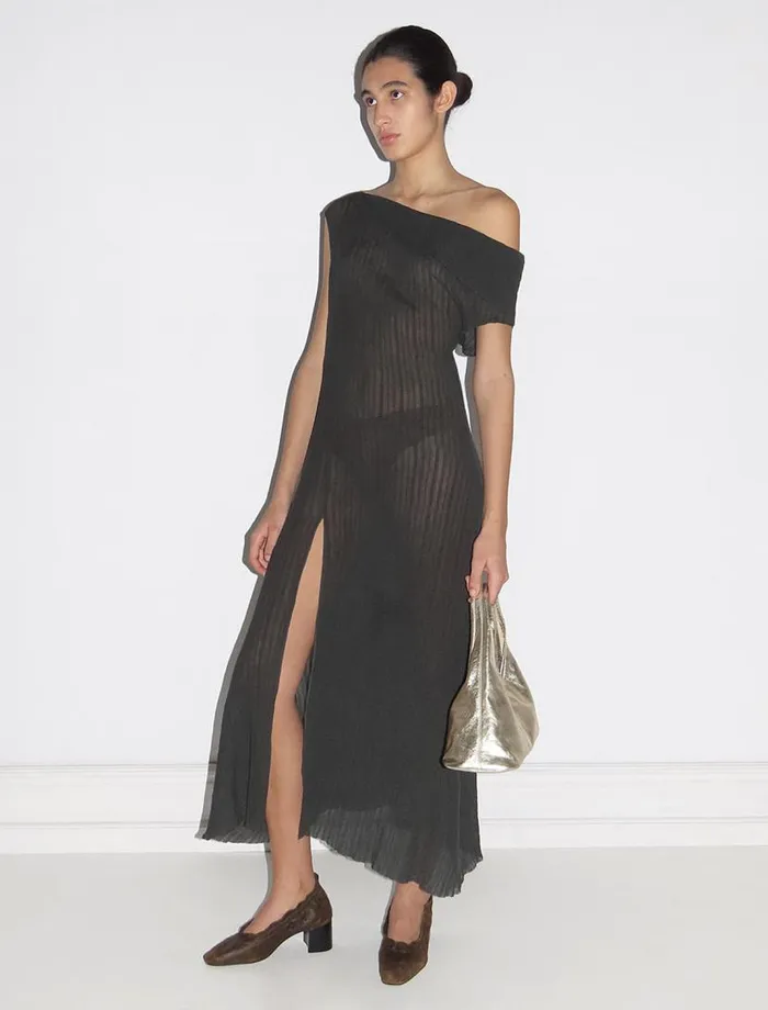 No 1921 Alice Dark Grey Women Paloma Wool Dresses