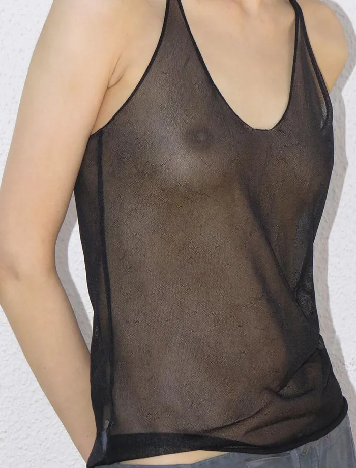 No 1980 Chupito Black Women Paloma Wool Tops