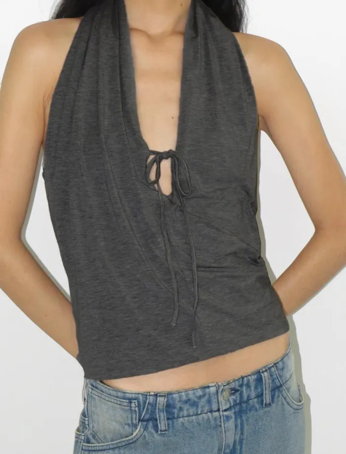 No 2027 Sapito Dark Grey Women Paloma Wool Tops