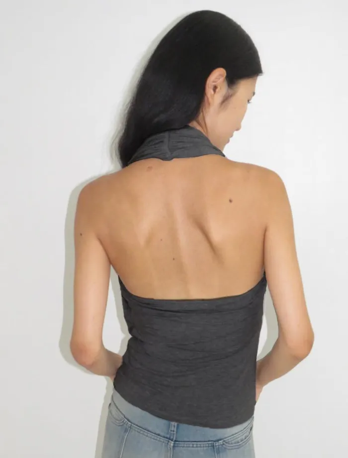 No 2027 Sapito Dark Grey Women Paloma Wool Tops