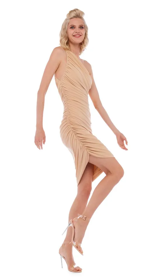 Norma Kamali Dresses DIANA DRESS Con Leche 8211 Clothing