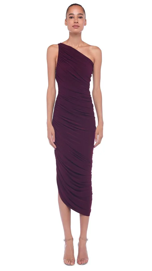 Norma Kamali Dresses DIANA GOWN Plum 8211 Clothing