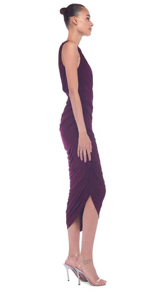Norma Kamali Dresses DIANA GOWN Plum 8211 Clothing