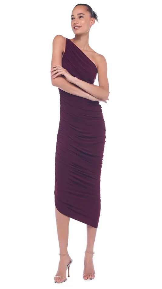 Norma Kamali Dresses DIANA GOWN Plum 8211 Clothing