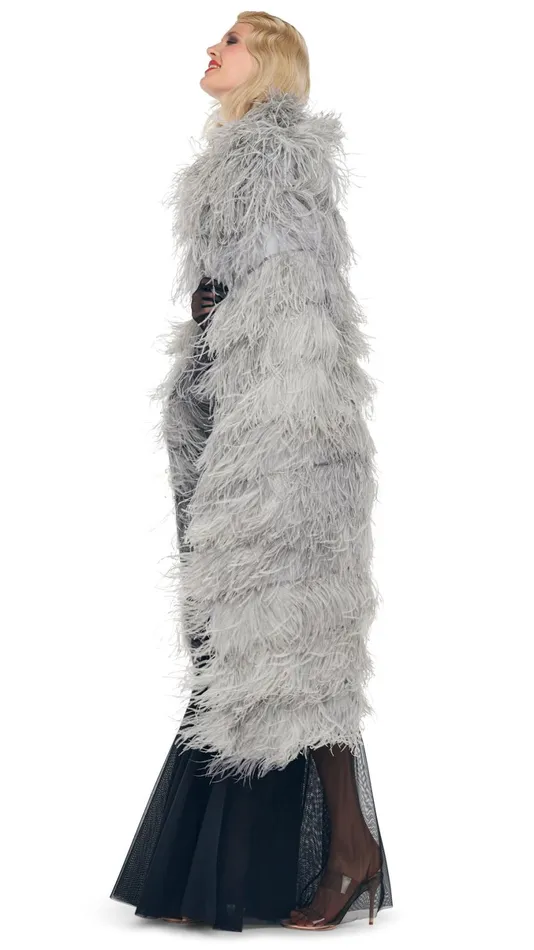 Norma Kamali Dresses WALTER FISHTAIL GOWN Blacksnow White 8211 Clothing