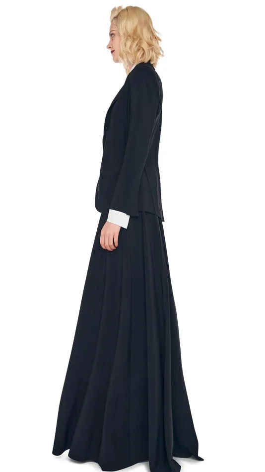 Norma Kamali Wardrobe LONG GRACE SKIRT With CLASSIC SINGLE BREASTED JACKET 8211 Clothing Norma Kamali Wardrobe LONG GRACE SKIRT With CLASSIC SINGLE BREASTED JACKET 8211 Clothing