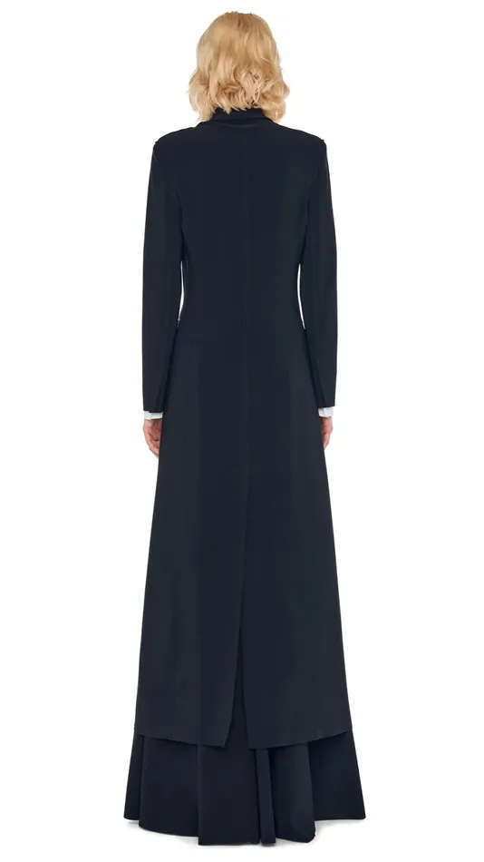 Norma Kamali Wardrobe LONG GRACE SKIRT With SINGLE BREASTED COAT 8211 Clothing Norma Kamali Wardrobe LONG GRACE SKIRT With SINGLE BREASTED COAT 8211 Clothing
