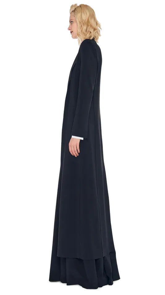 Norma Kamali Wardrobe LONG GRACE SKIRT With SINGLE BREASTED COAT 8211 Clothing Norma Kamali Wardrobe LONG GRACE SKIRT With SINGLE BREASTED COAT 8211 Clothing