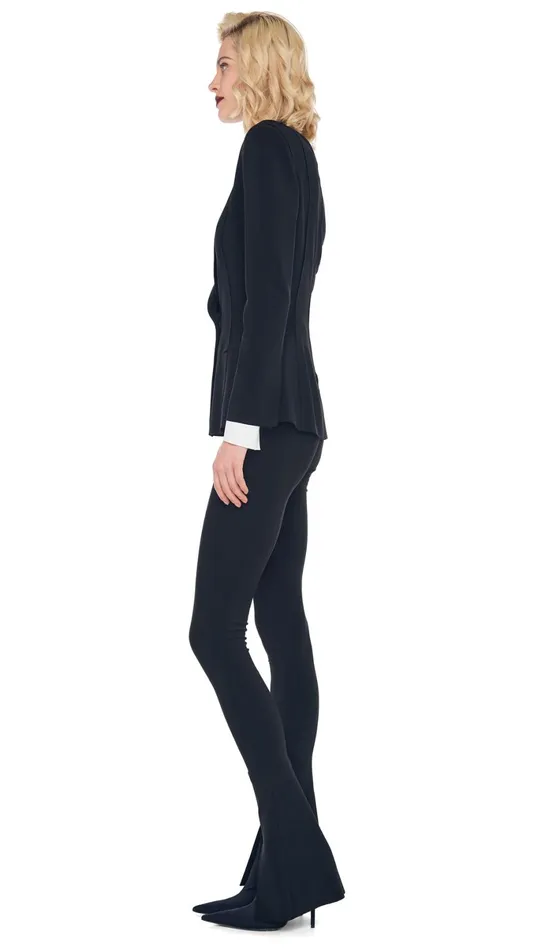 Norma Kamali Wardrobe SPAT LEGGING With SINGLE BREASTED BOY FIT JACKET 8211 Clothing Norma Kamali Wardrobe SPAT LEGGING With SINGLE BREASTED BOY FIT JACKET 8211 Clothing