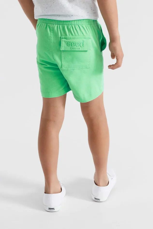 Occasion Boy Seed Heritage Core Logo Short Pine Lime