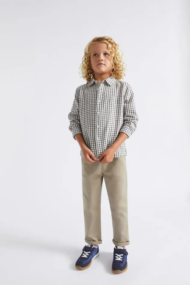 Occasion Boy Seed Heritage Gingham Shirt Canvas