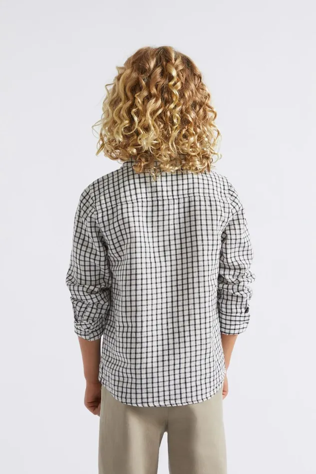 Occasion Boy Seed Heritage Gingham Shirt Canvas