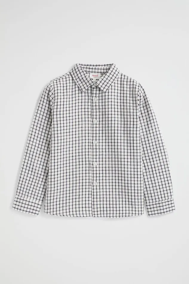 Occasion Boy Seed Heritage Gingham Shirt Canvas