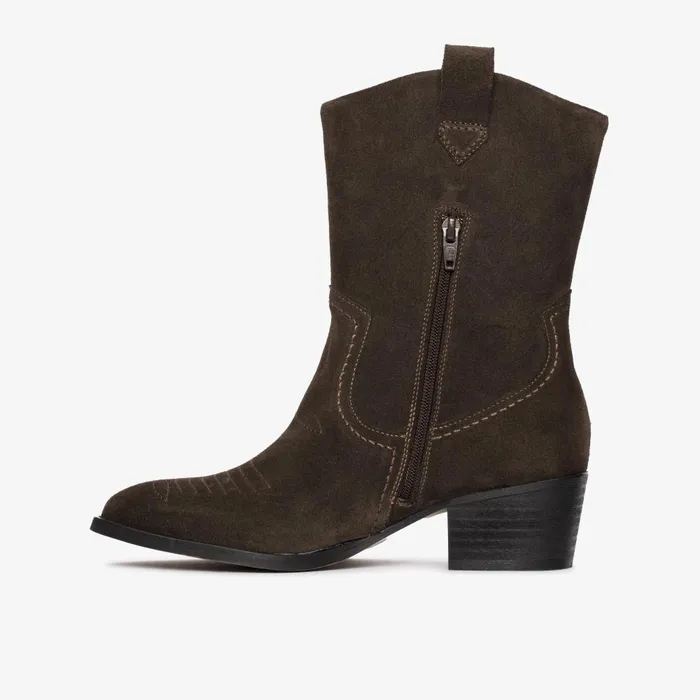 Octavia Up Dark Brown Suede Women Clarks Boots and Booties