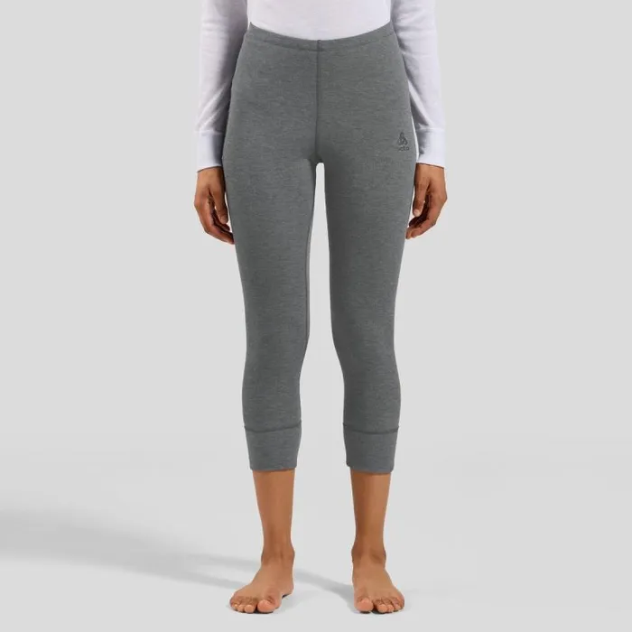 Odlo Base Layers The Active Warm Base Layer 34 Bottoms Odlo Steel Grey Melange 8211 Women
