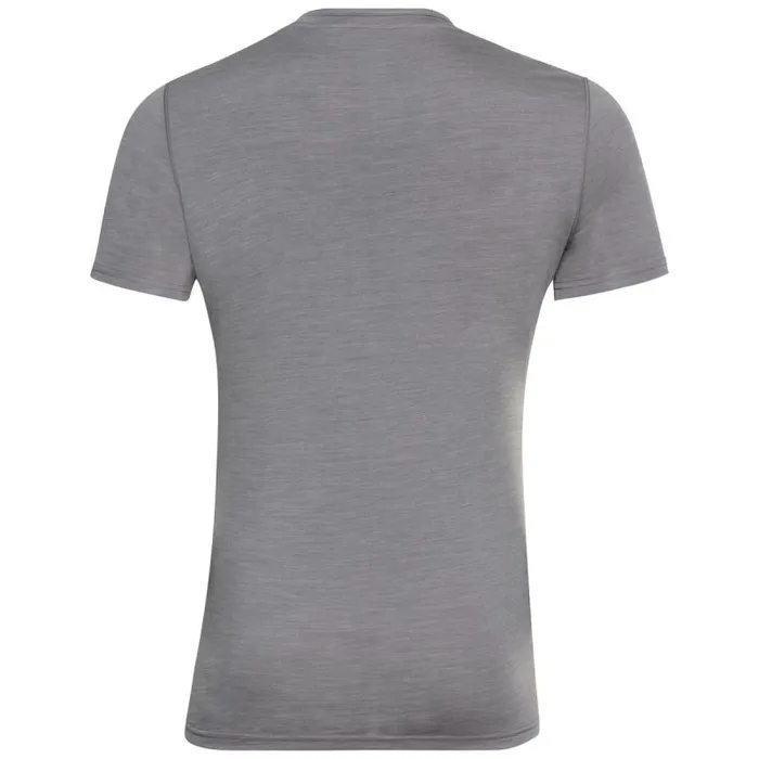 Odlo Base Layers The Performance Wool Light Short Sleeve Base Layer Top Grey Melange 8211 Men